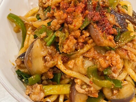 麻婆茄子が余ったら!汁なし麻婆麺